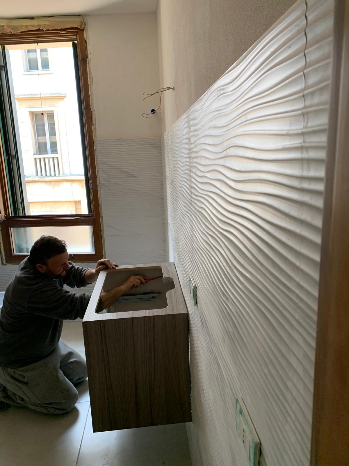 Installazione mobile sospeso